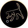  dog playing icon